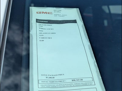 2027 GMC Acadia Elevation