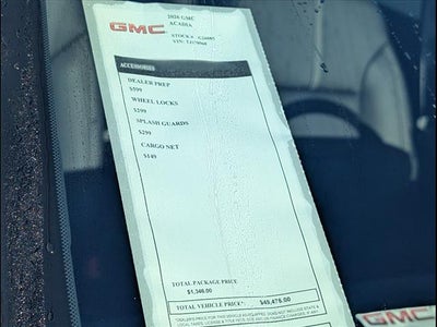 2026 GMC Acadia Elevation