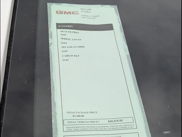 2026 GMC Acadia Elevation