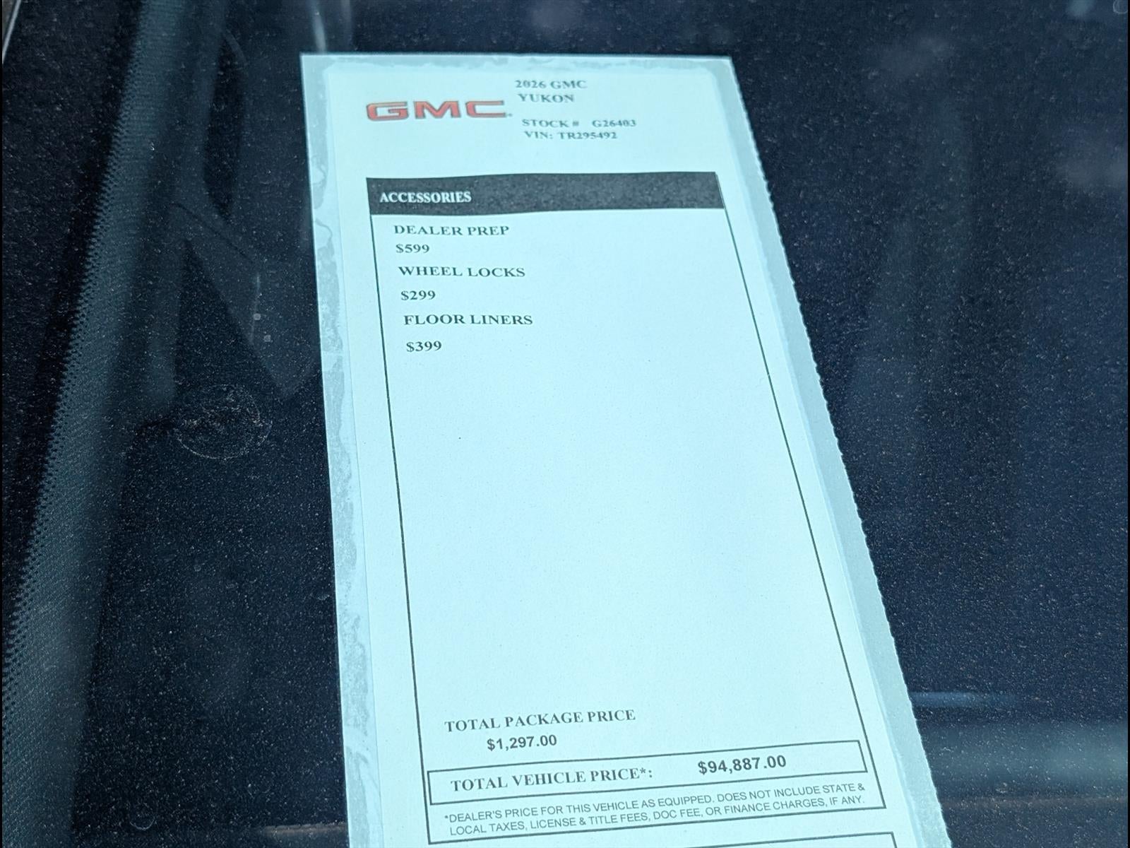 2026 GMC Yukon AT4
