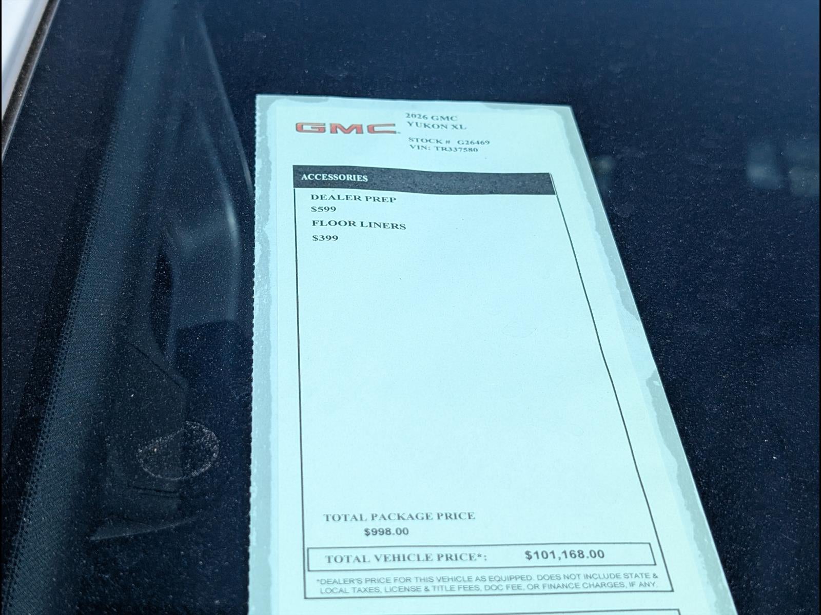 2026 GMC Yukon XL Denali