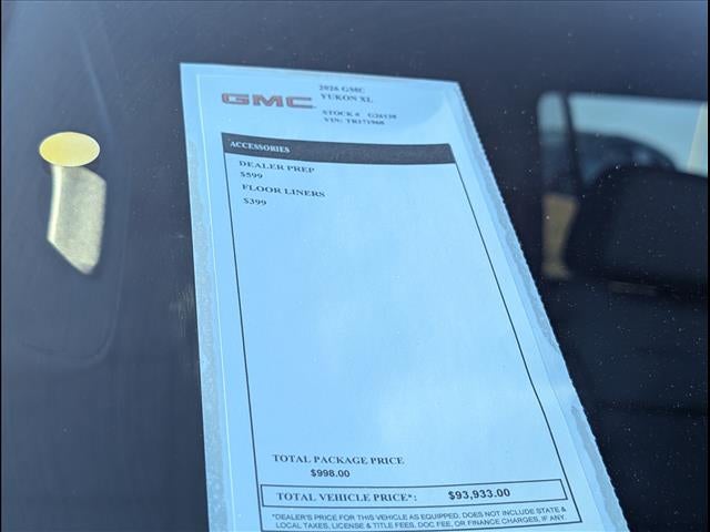 2026 GMC Yukon XL Denali