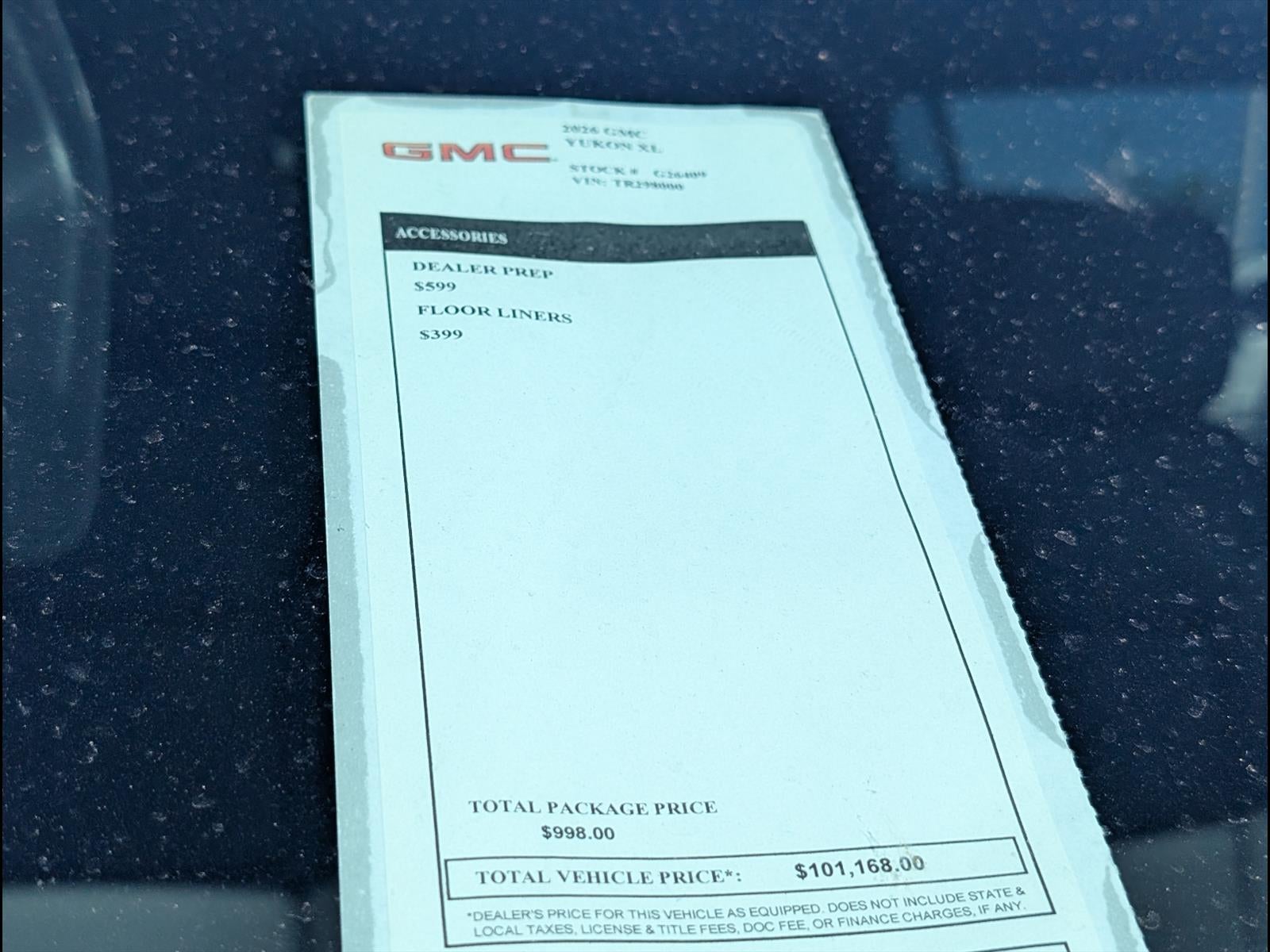 2026 GMC Yukon XL Denali