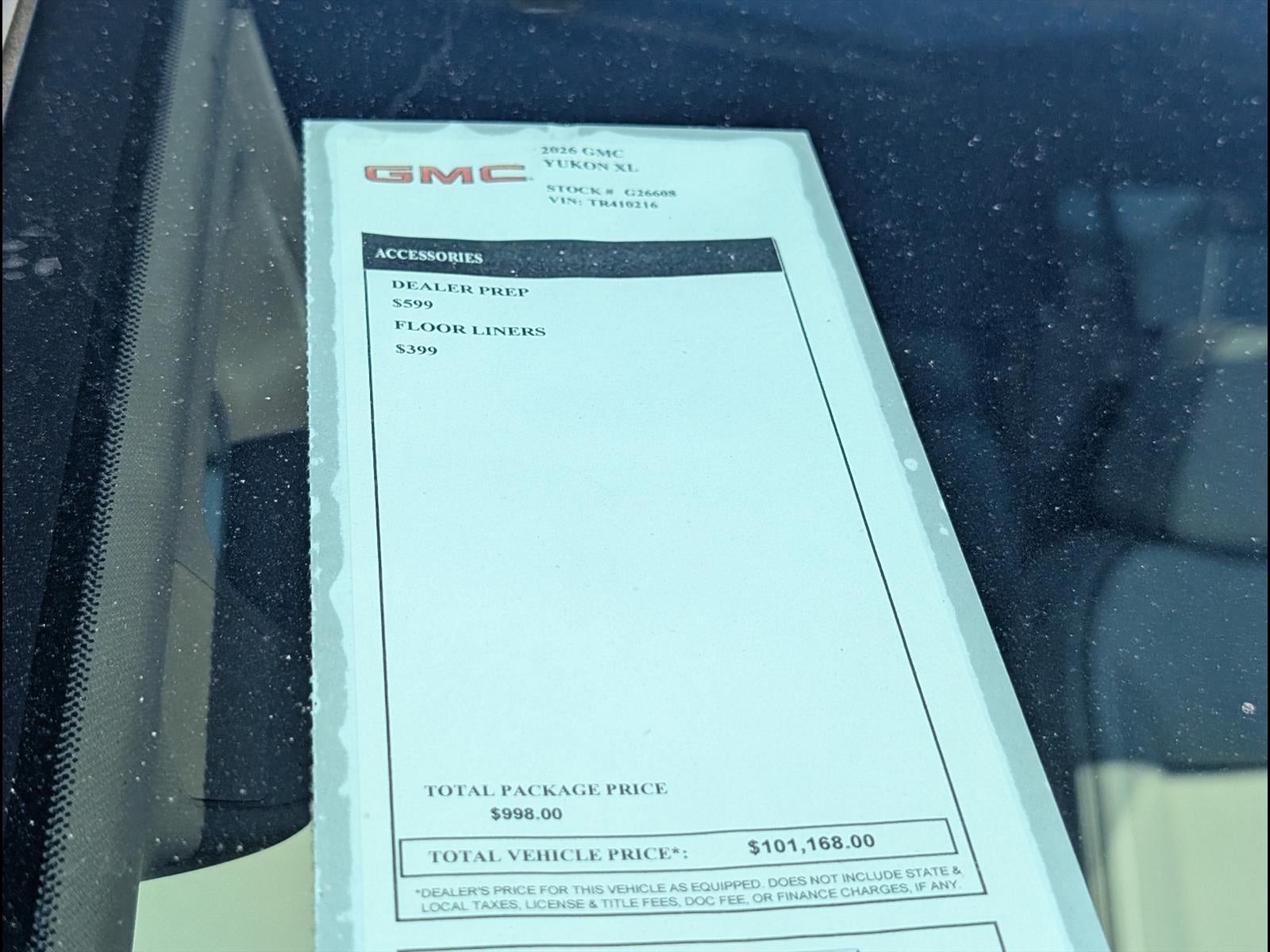 2026 GMC Yukon XL Denali