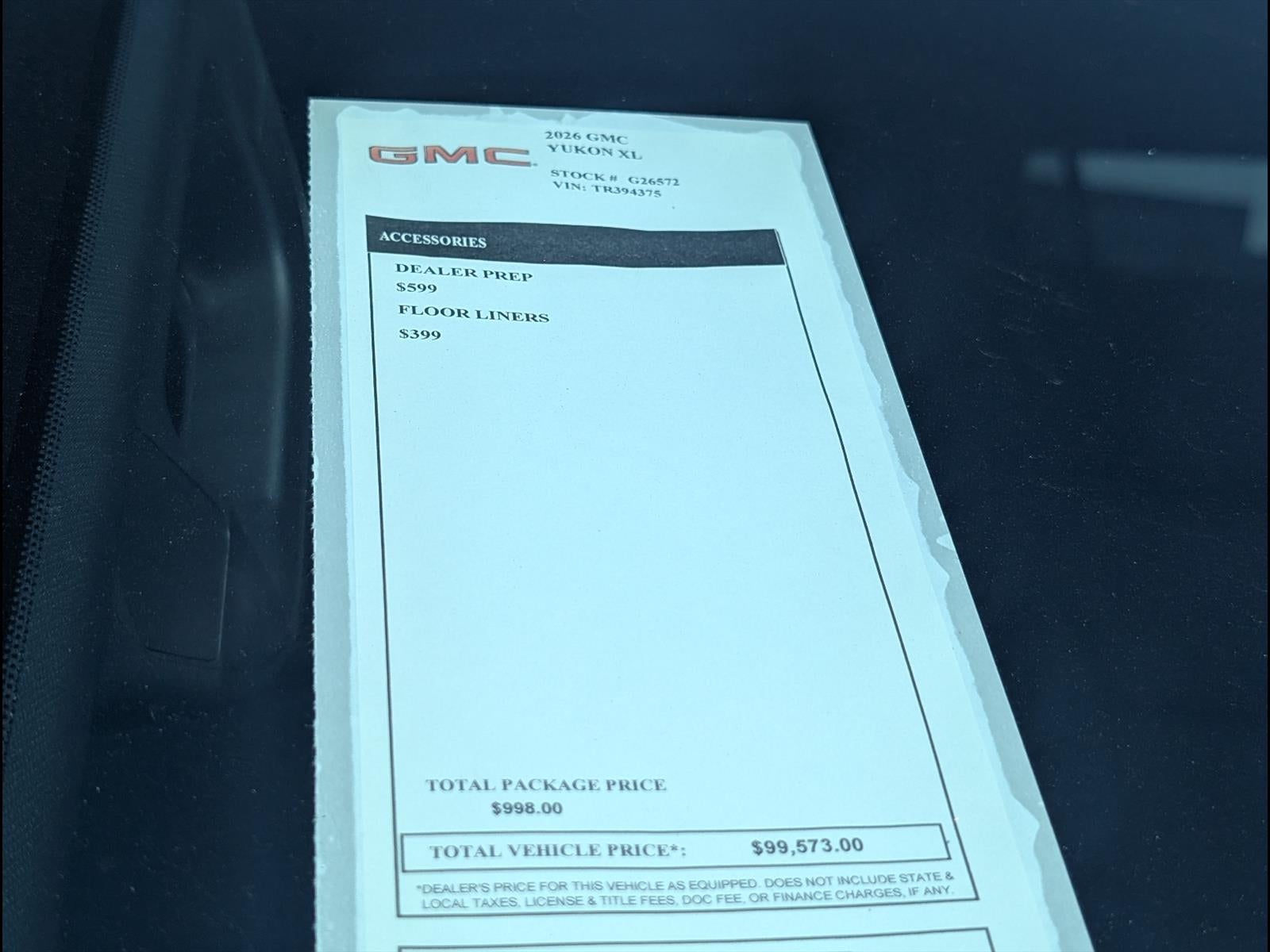 2026 GMC Yukon XL Denali