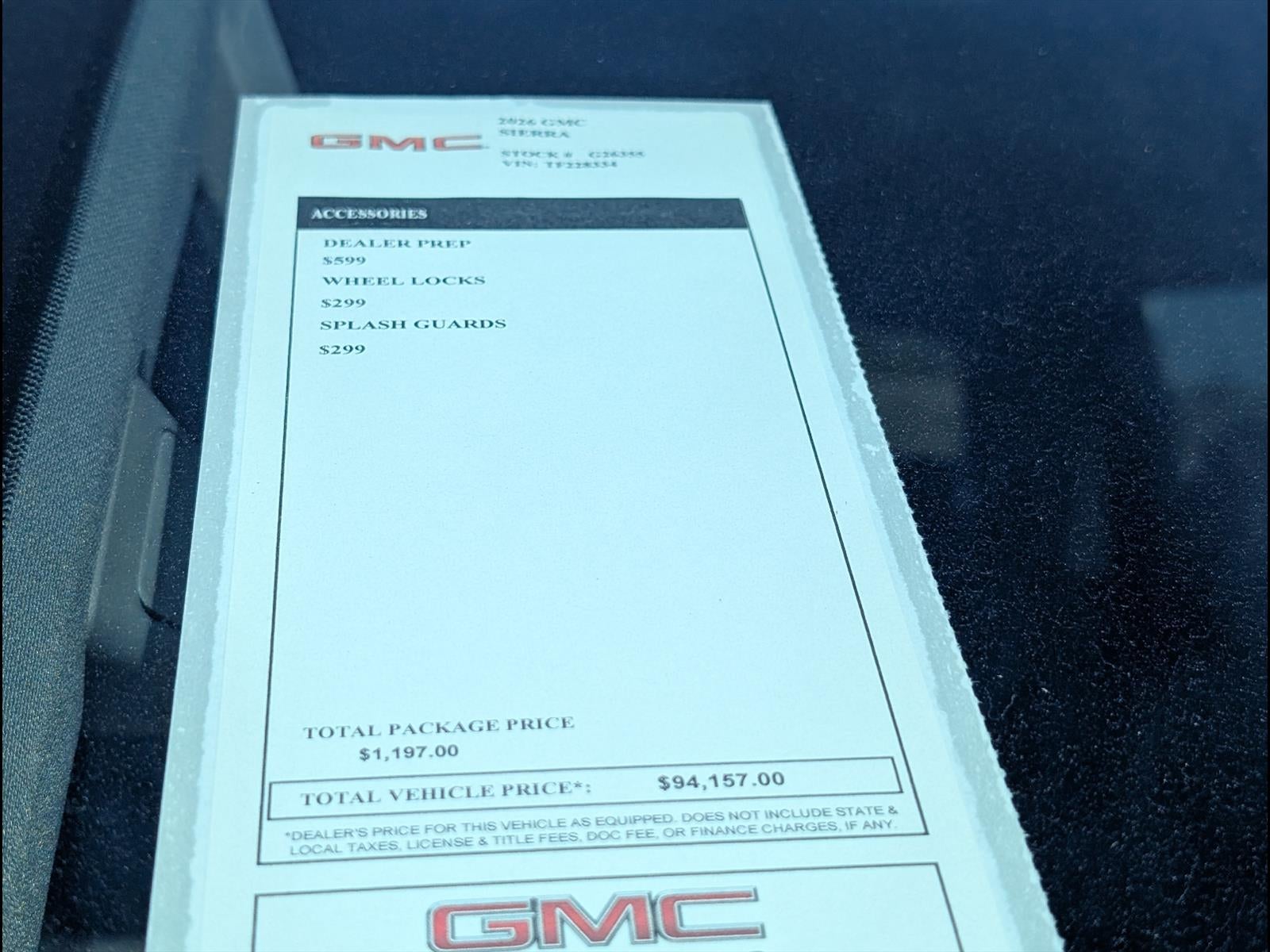 2026 GMC Sierra 2500 HD Denali