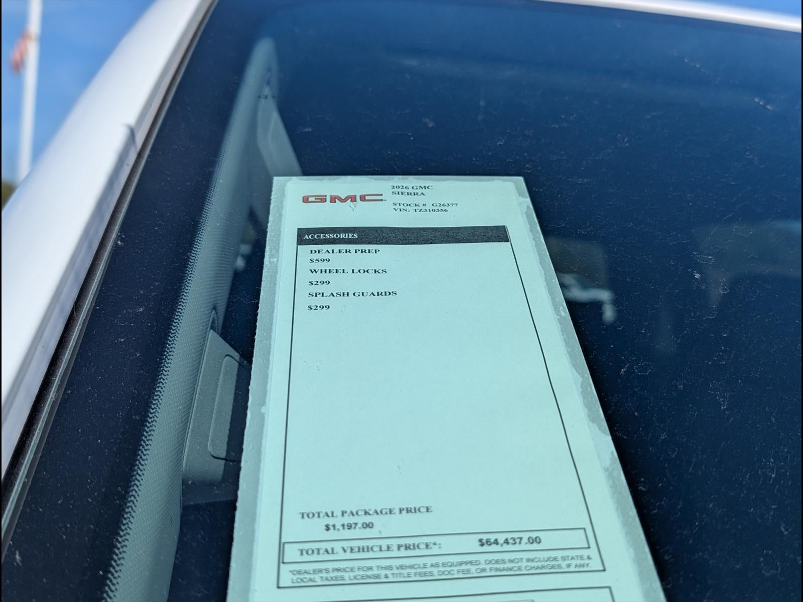 2026 GMC Sierra 1500 SLE