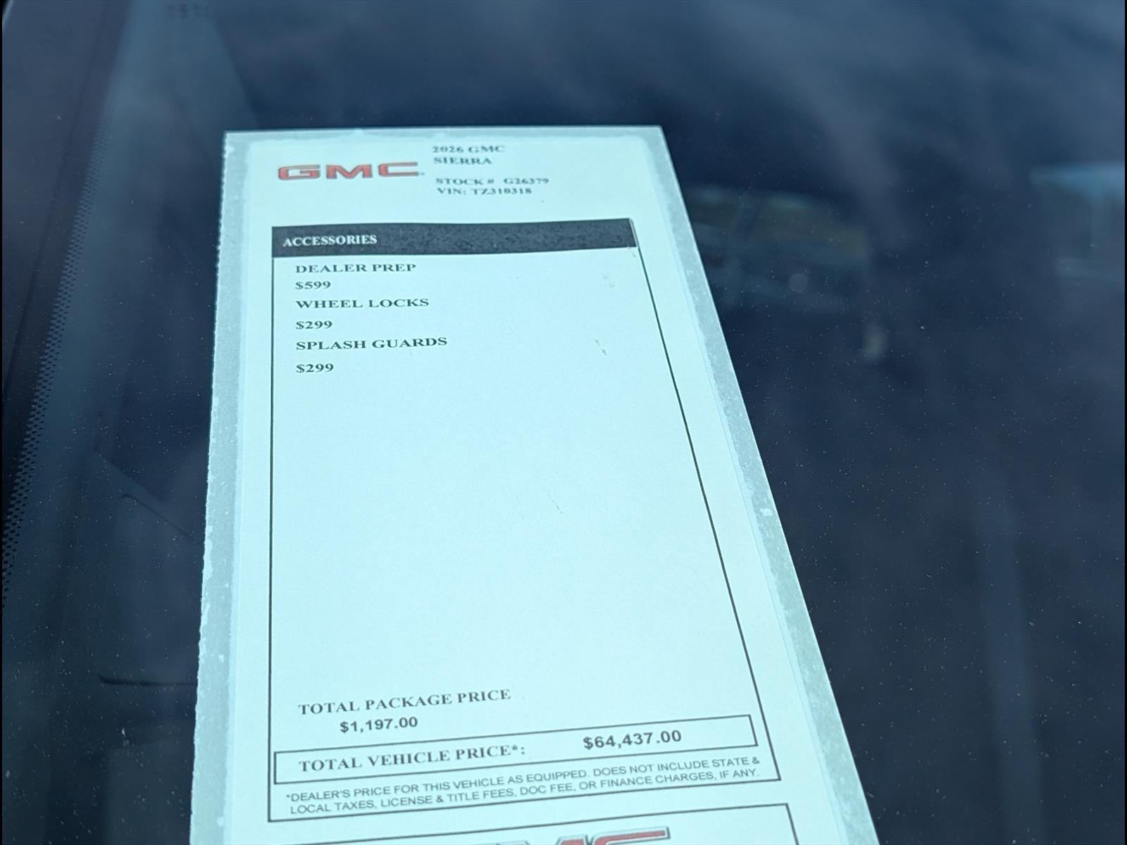 2026 GMC Sierra 1500 SLE