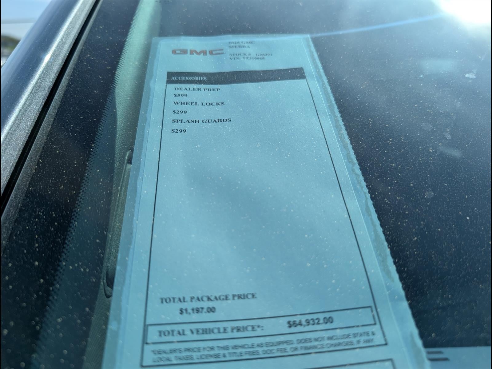 2026 GMC Sierra 1500 SLE