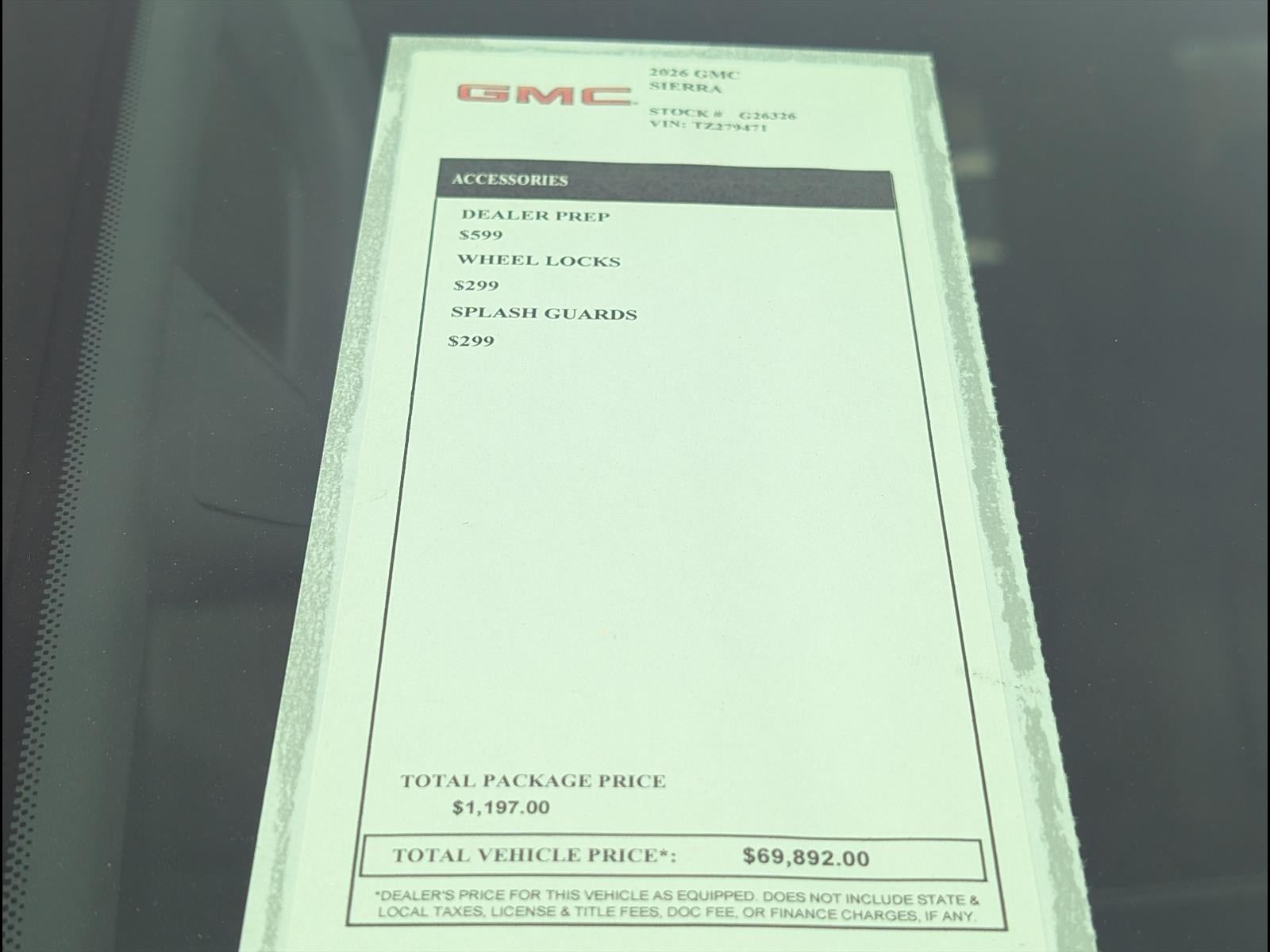 2026 GMC Sierra 1500 Elevation