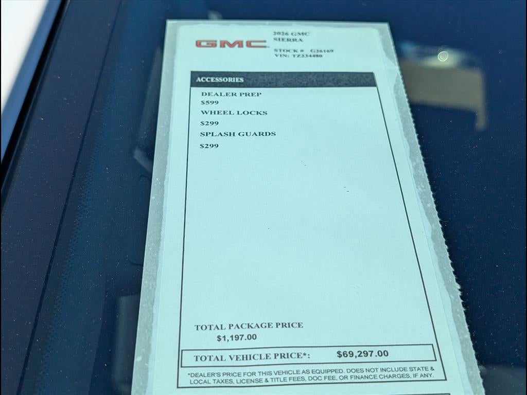 2026 GMC Sierra 1500 Elevation