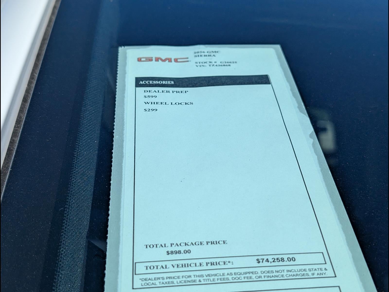 2026 GMC Sierra 1500 AT4