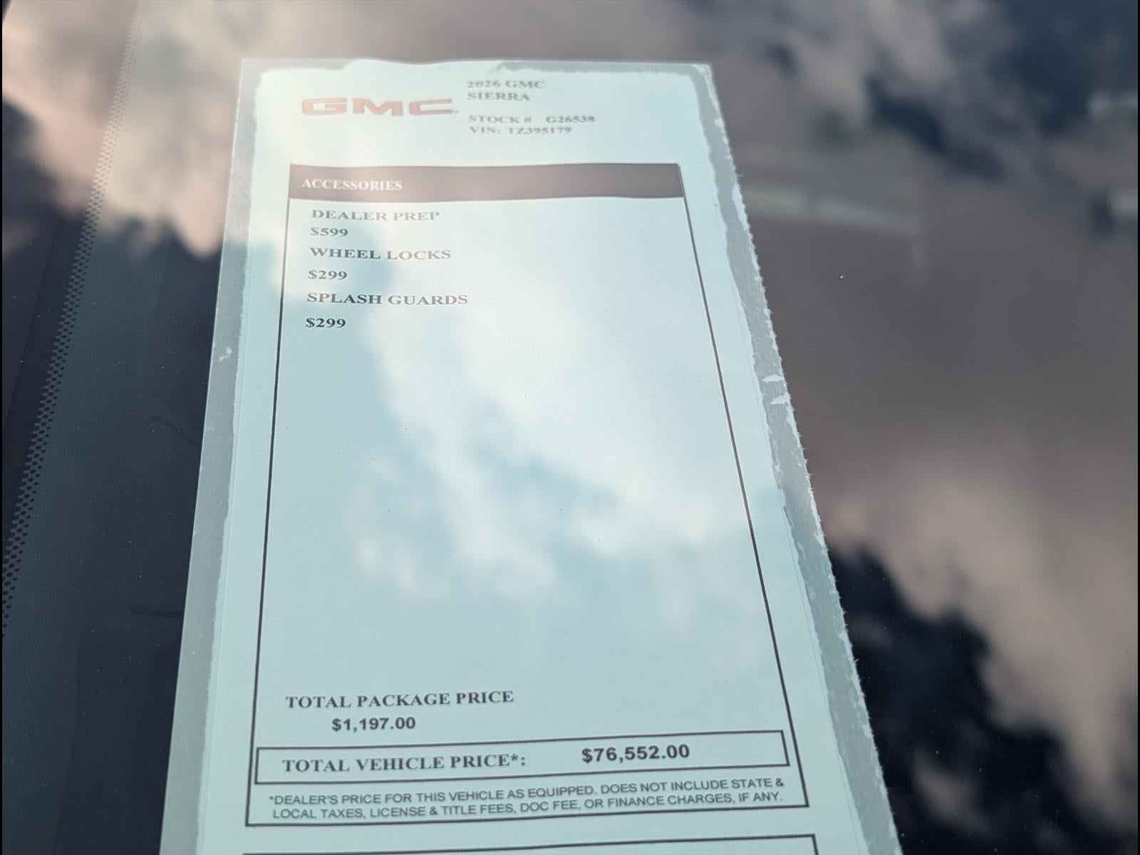 2026 GMC Sierra 1500 AT4