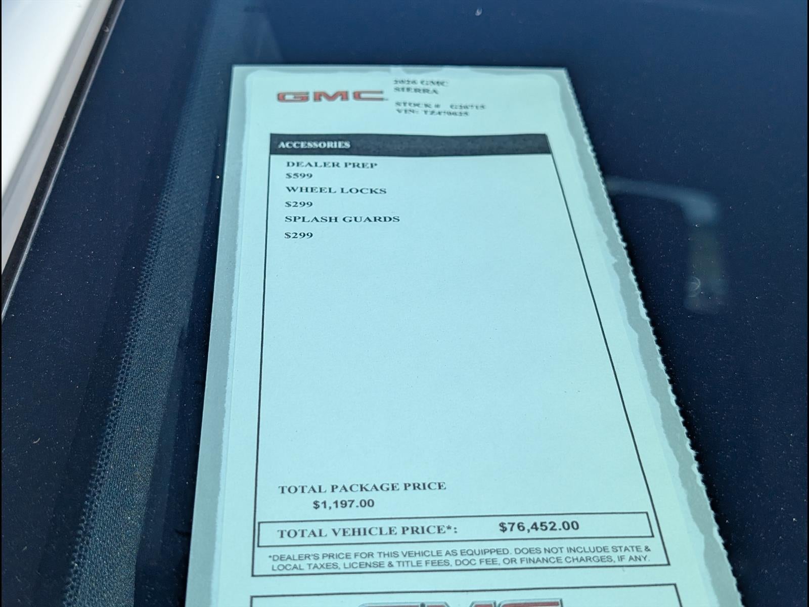 2026 GMC Sierra 1500 AT4