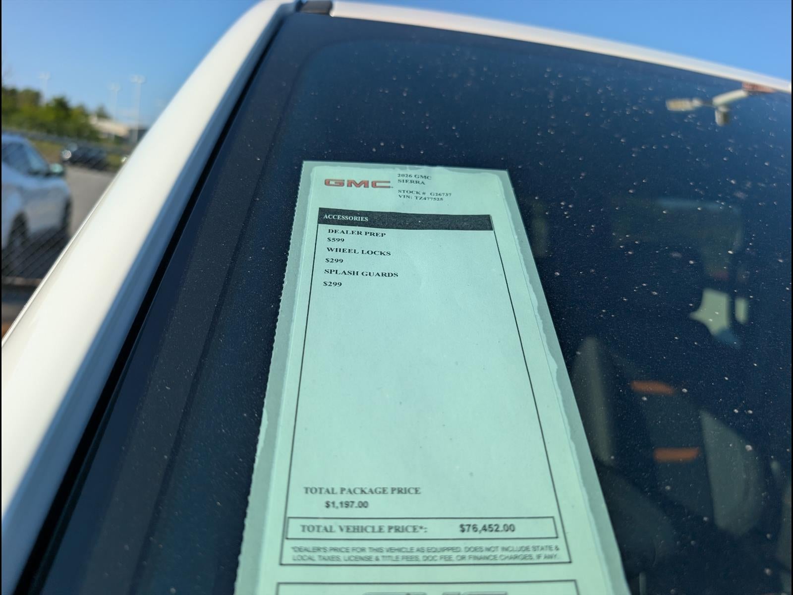 2026 GMC Sierra 1500 AT4