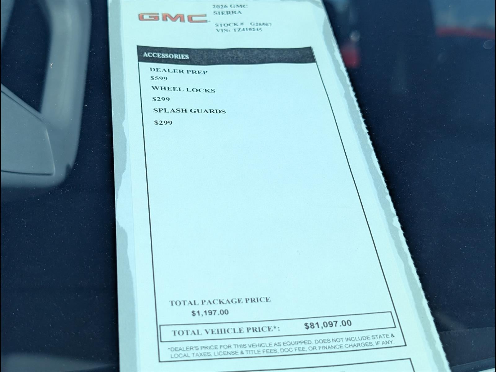 2026 GMC Sierra 1500 Denali
