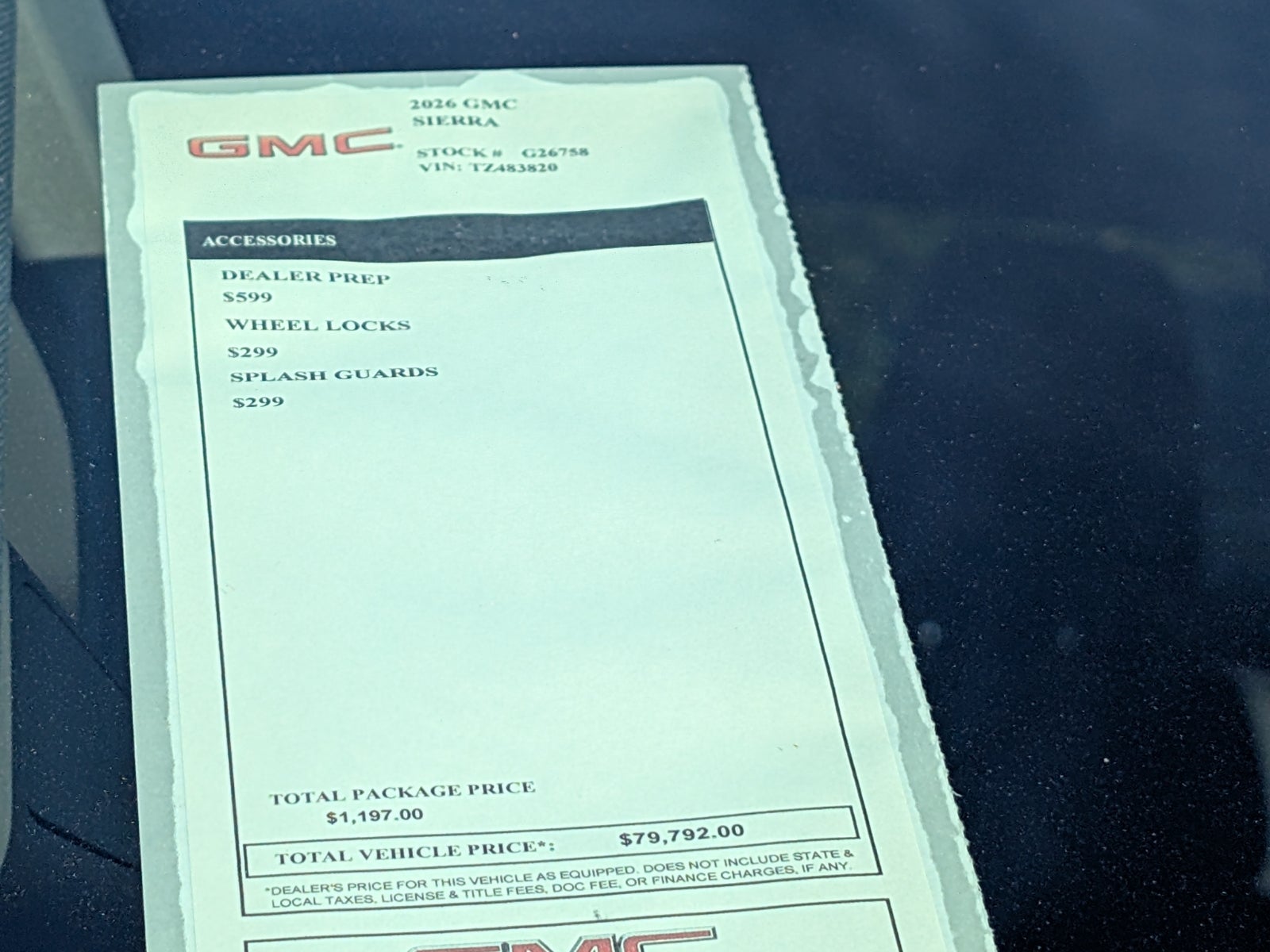 2026 GMC Sierra 1500 Denali