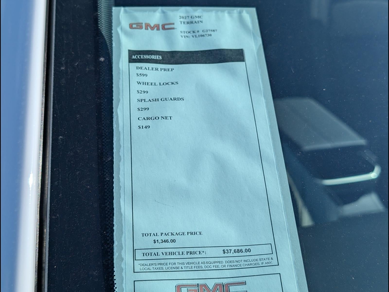 2027 GMC Terrain FWD Elevation