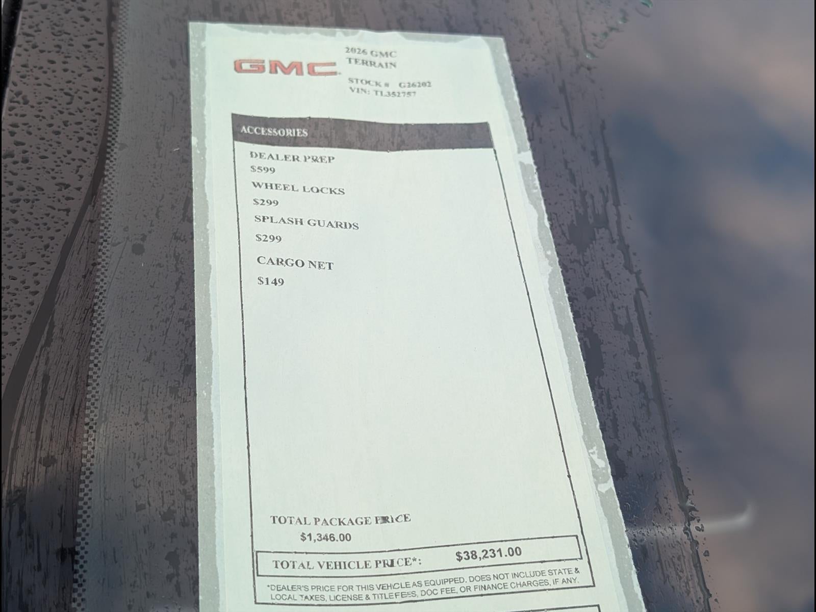 2026 GMC Terrain Elevation