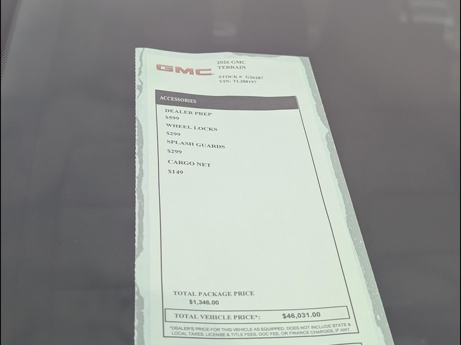 2026 GMC Terrain AT4