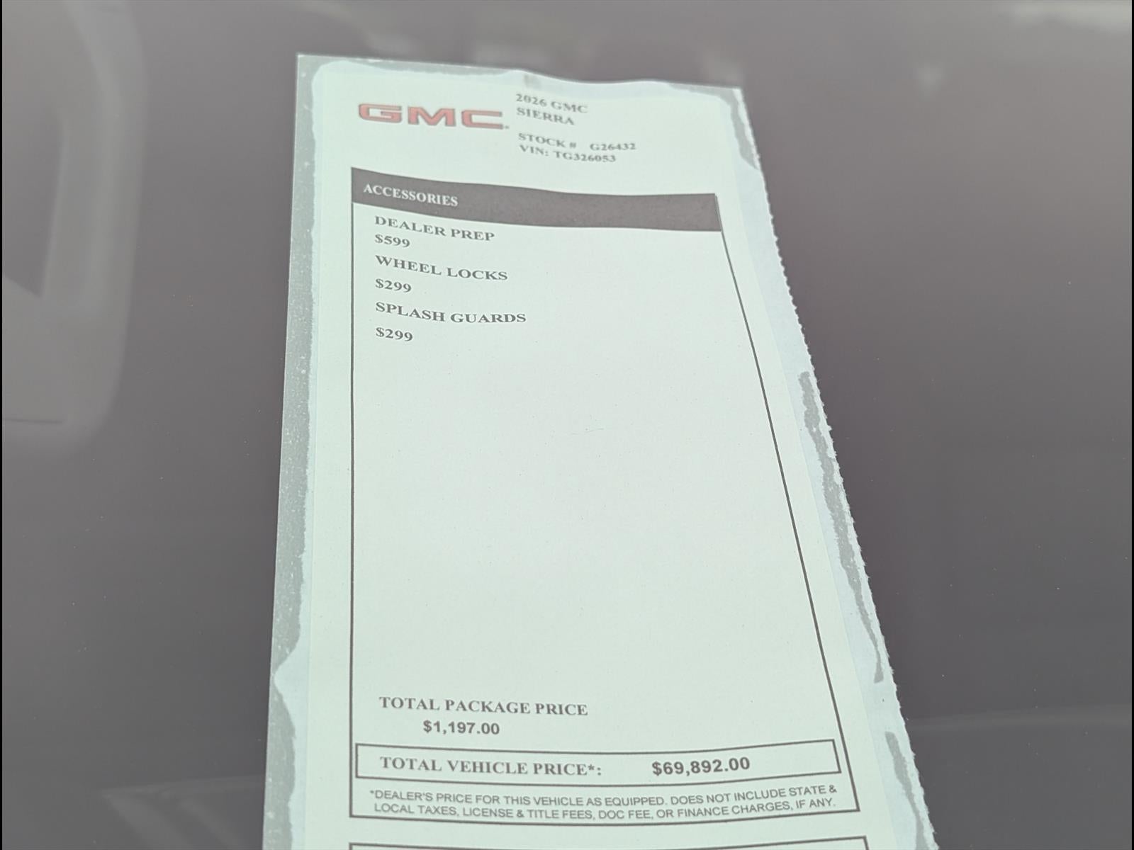 2026 GMC Sierra 1500 Elevation