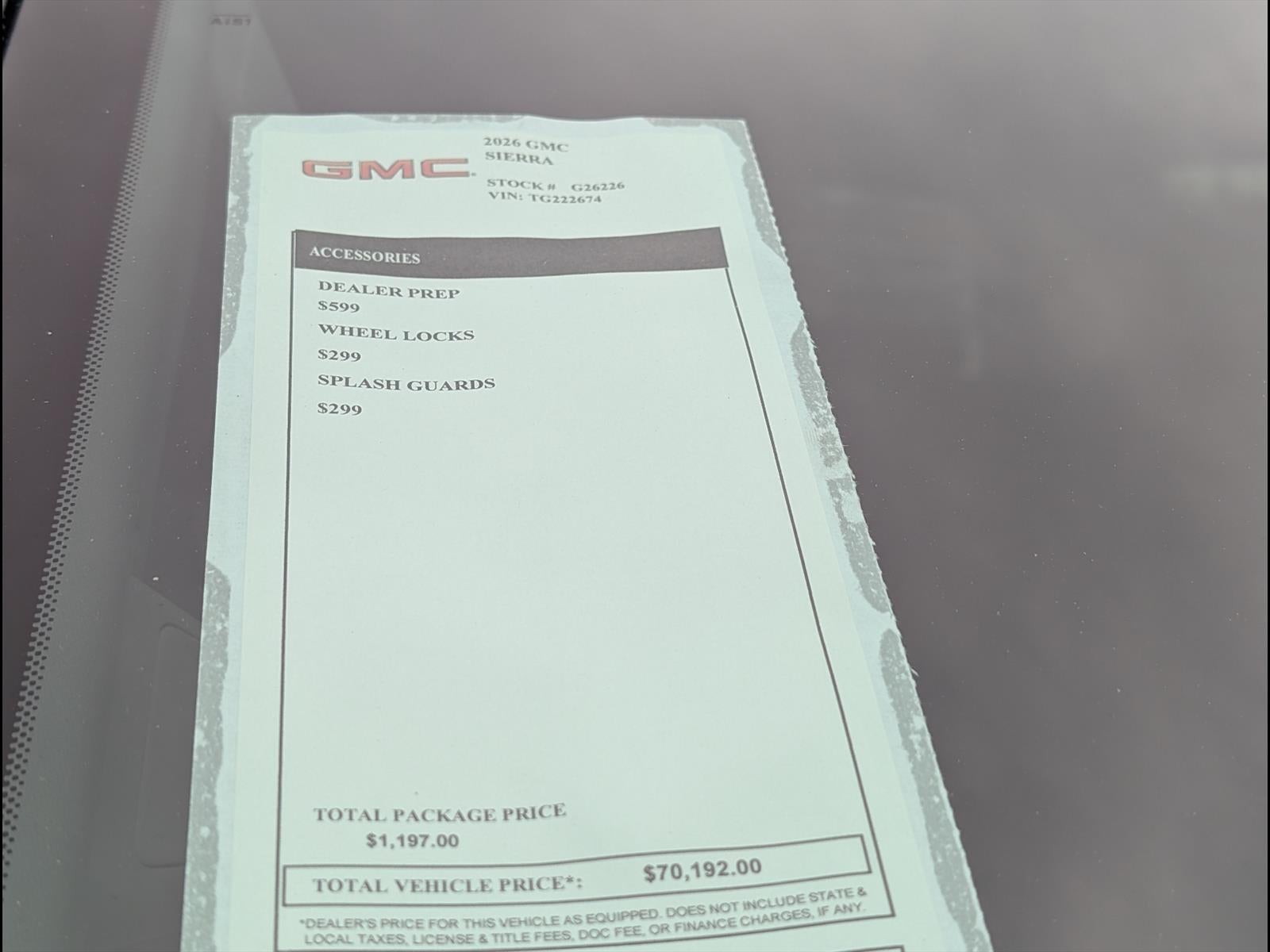 2026 GMC Sierra 1500 SLT