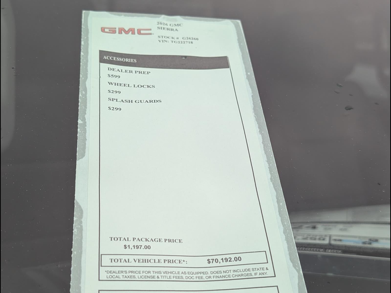 2026 GMC Sierra 1500 SLT