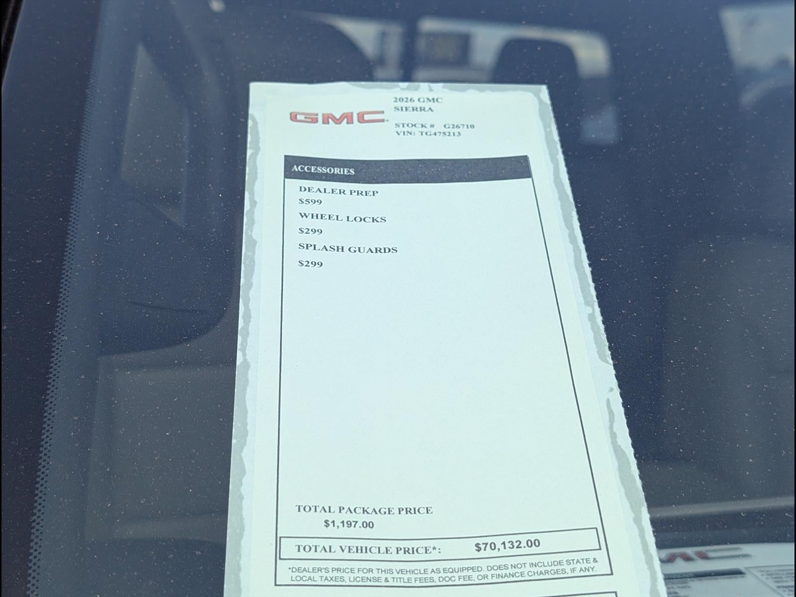 2026 GMC Sierra 1500 SLT