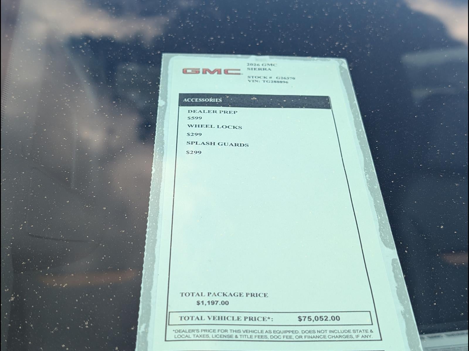 2026 GMC Sierra 1500 AT4