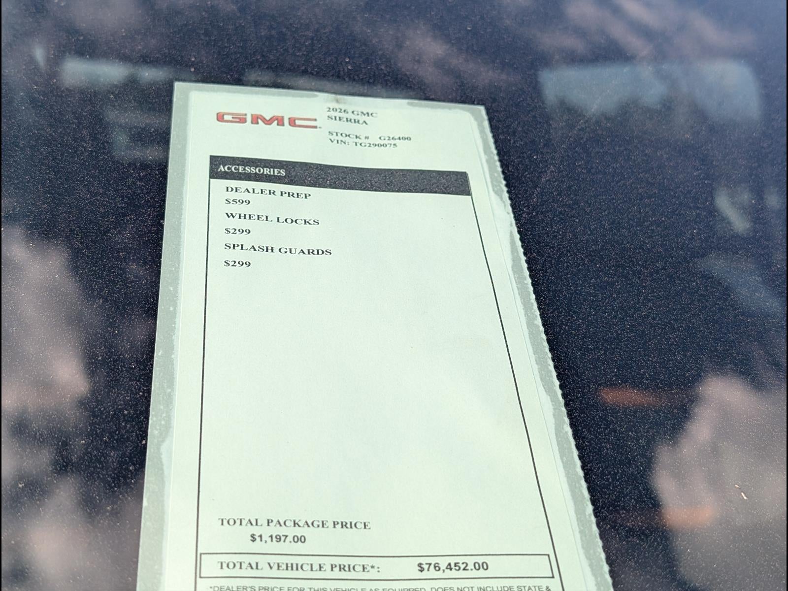 2026 GMC Sierra 1500 AT4