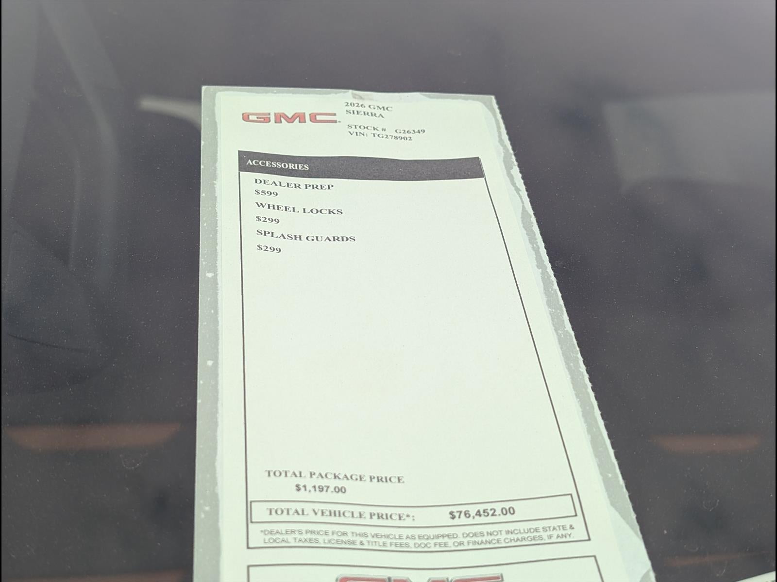 2026 GMC Sierra 1500 AT4