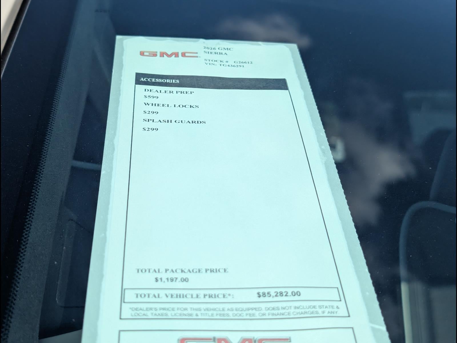2026 GMC Sierra 1500 AT4X
