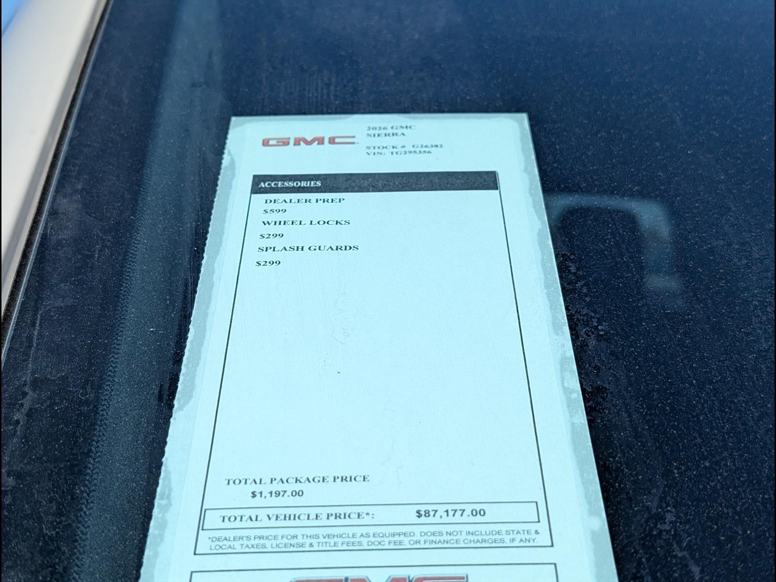 2026 GMC Sierra 1500 AT4X