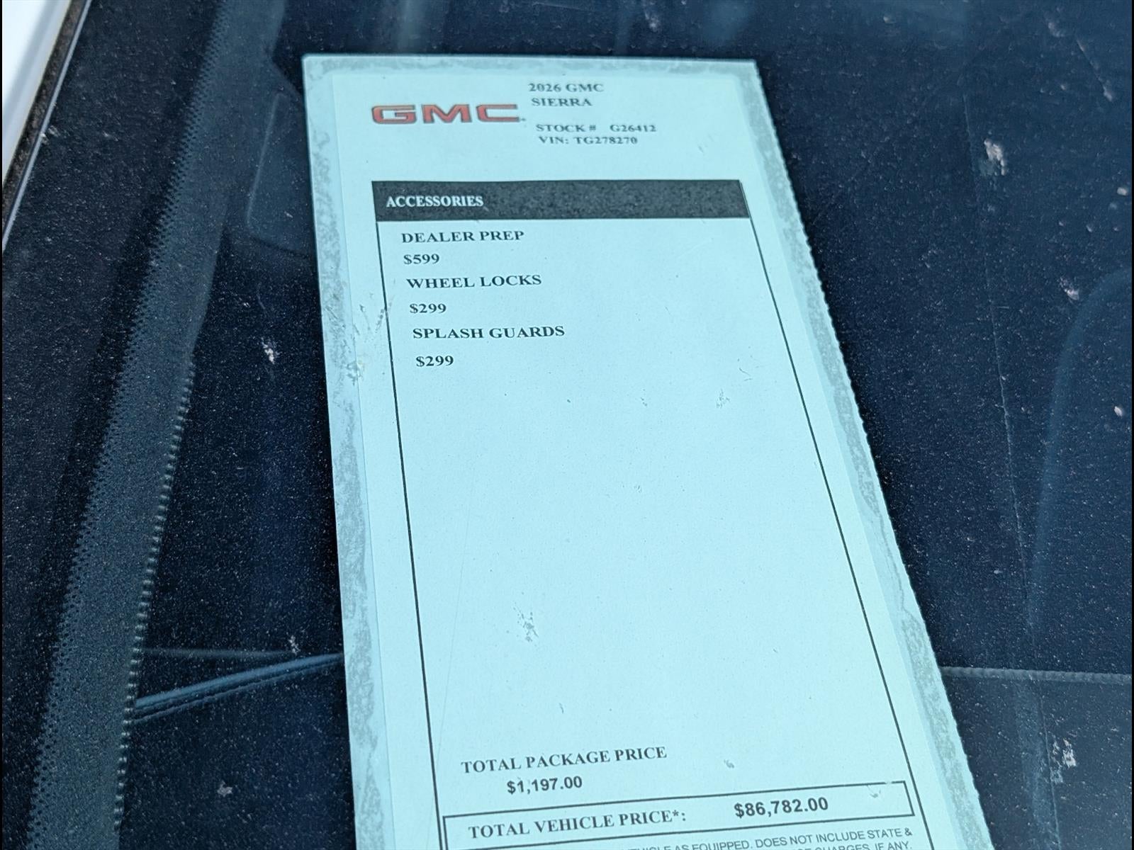 2026 GMC Sierra 1500 AT4X