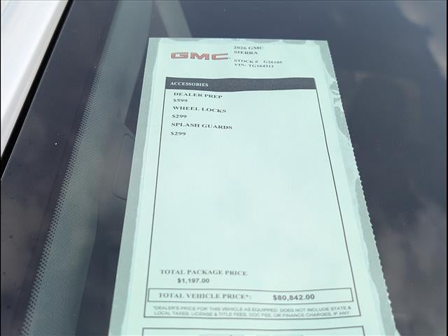 2026 GMC Sierra 1500 Denali