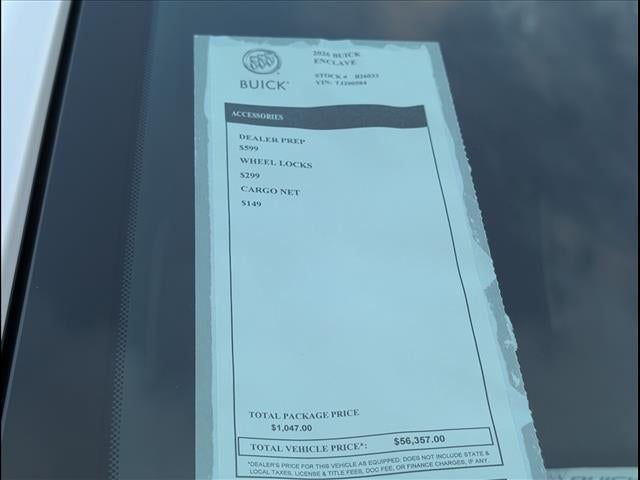 2026 Buick Enclave Sport Touring