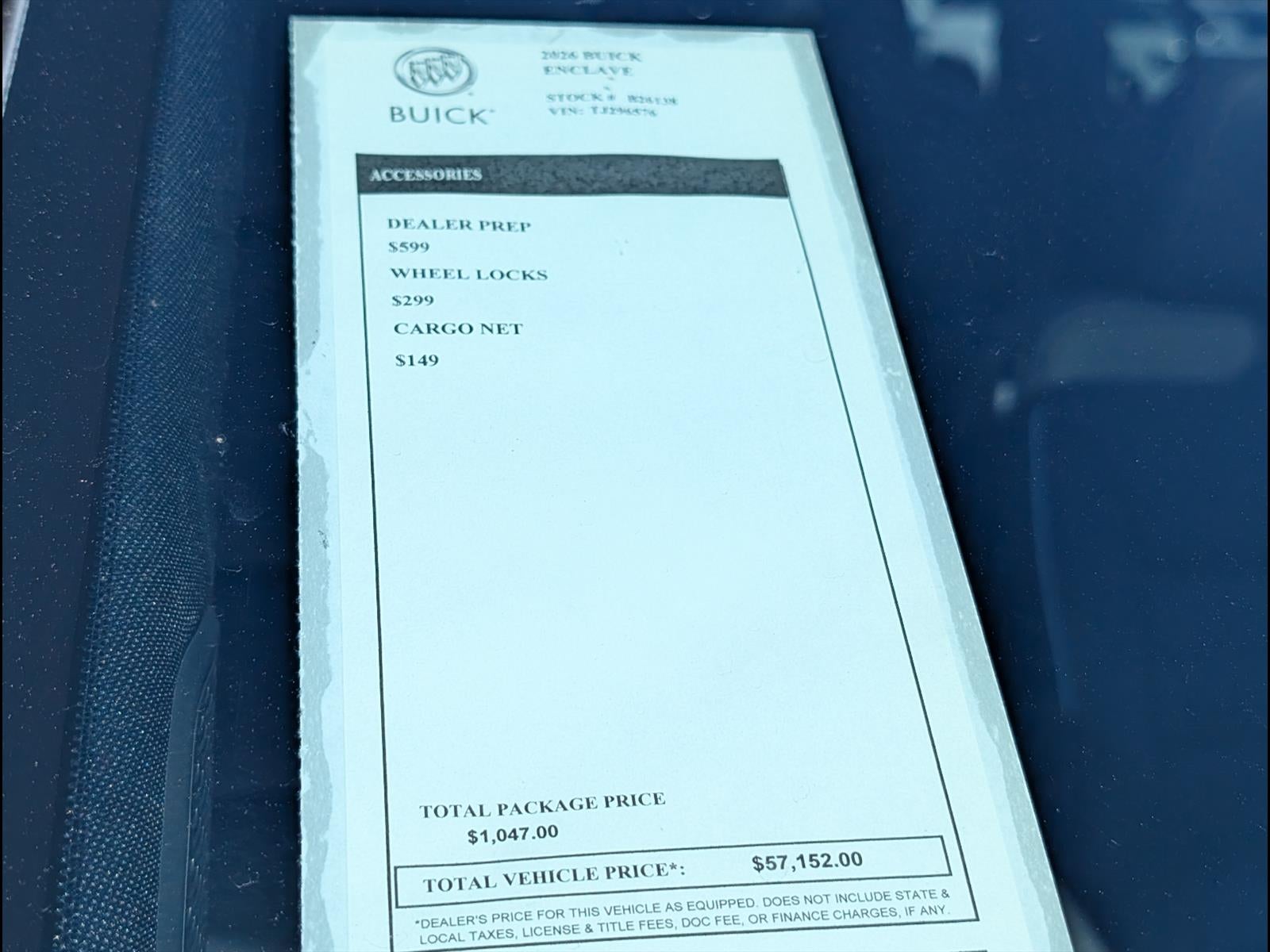 2026 Buick Enclave Sport Touring