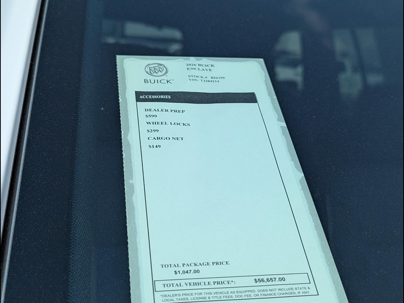 2026 Buick Enclave Sport Touring
