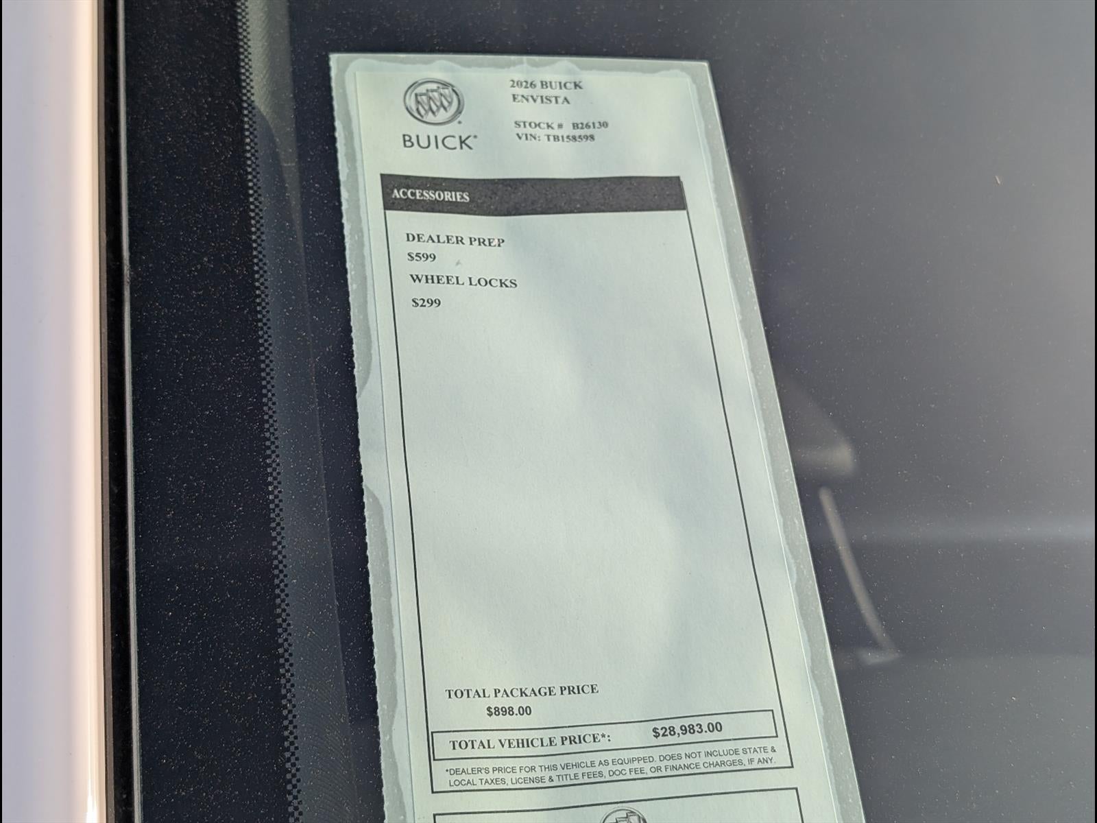 2026 Buick Envista Preferred