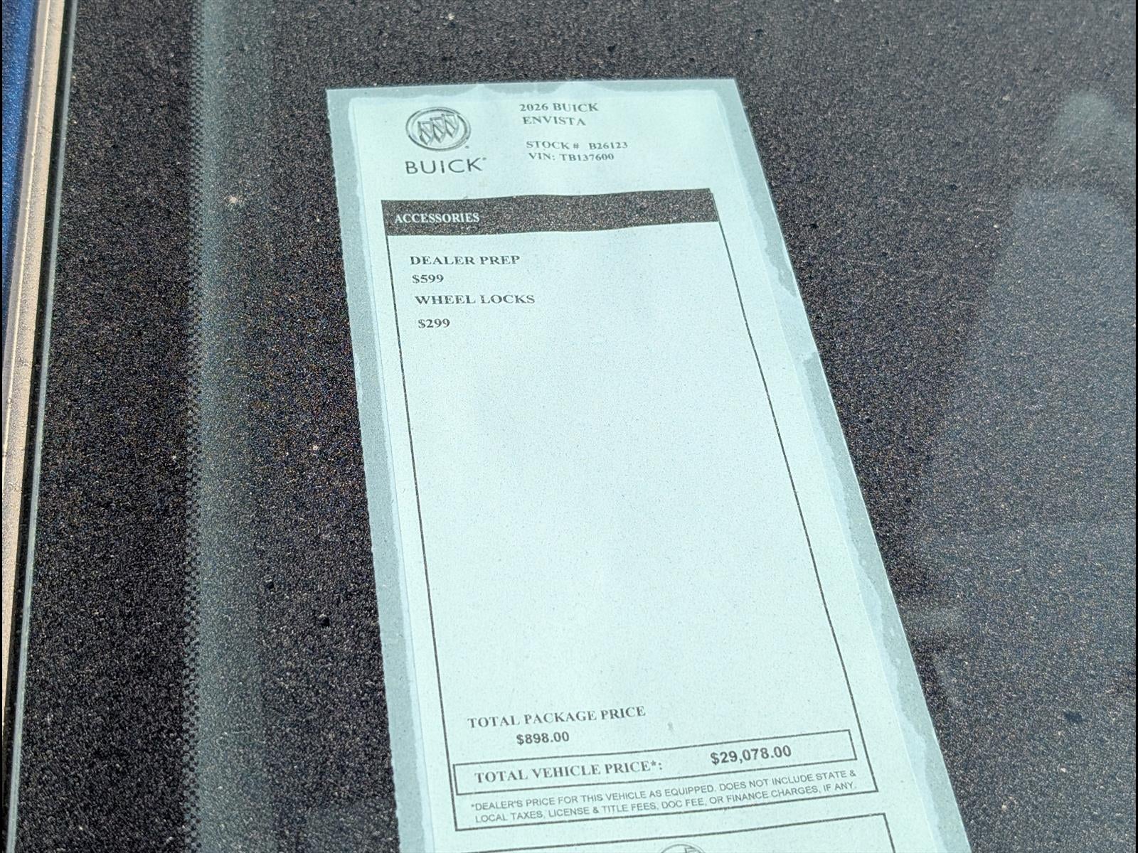 2026 Buick Envista Preferred