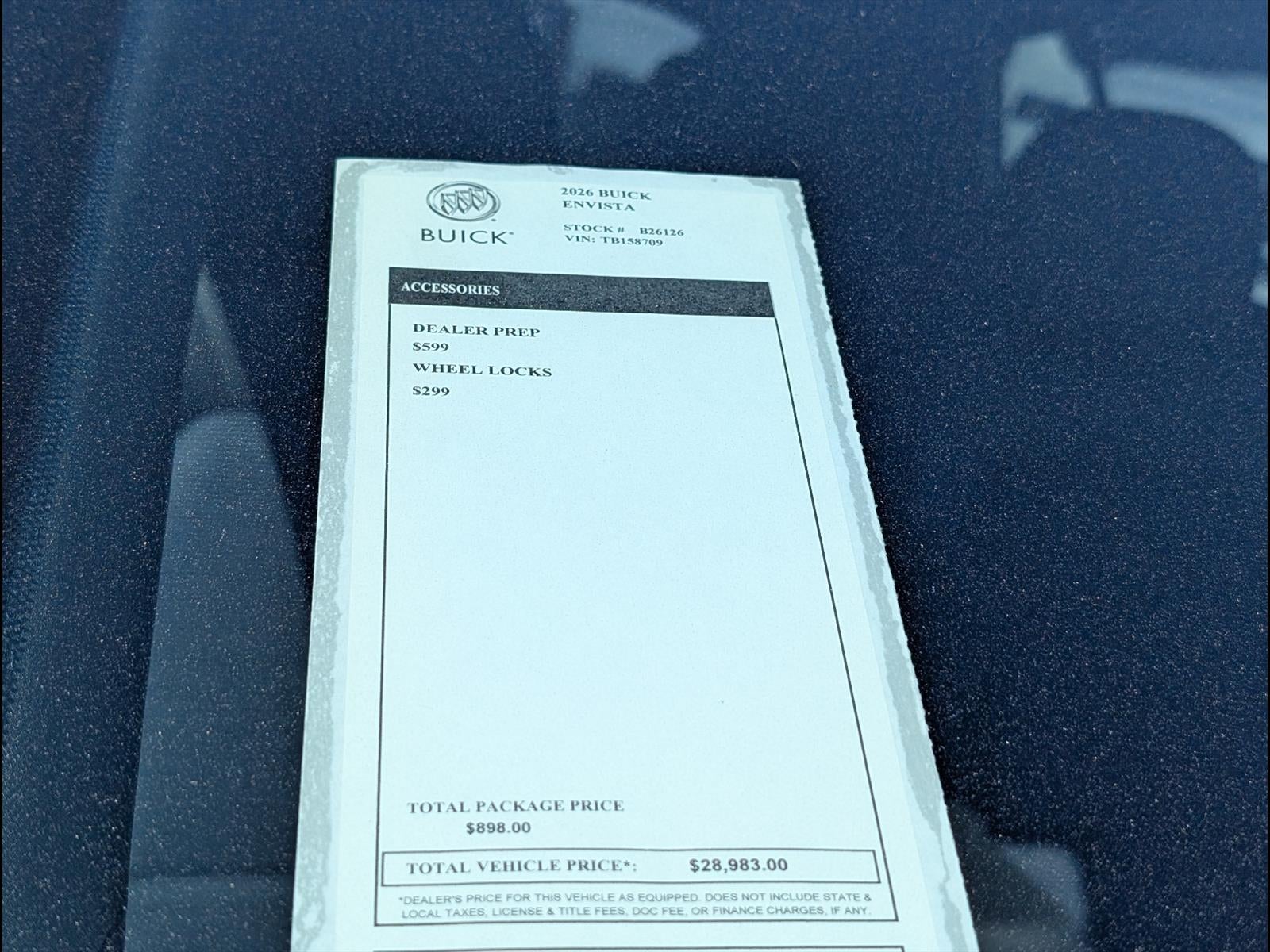 2026 Buick Envista Preferred