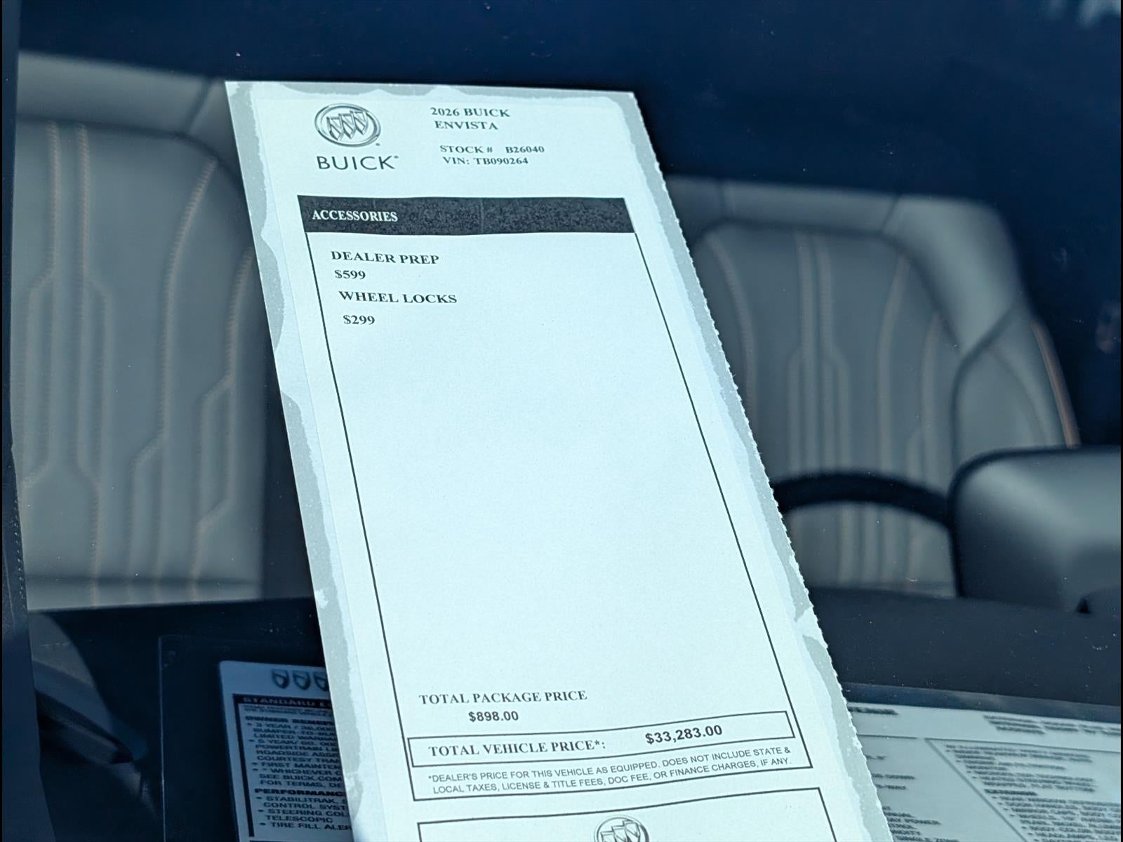 2026 Buick Envista Avenir