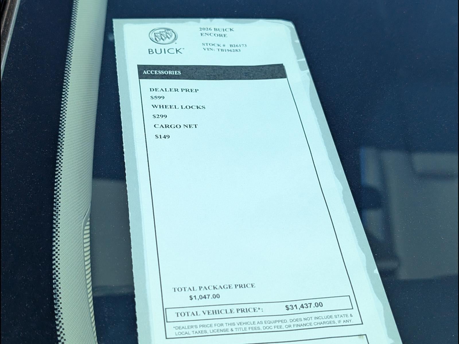 2026 Buick Encore GX Sport Touring