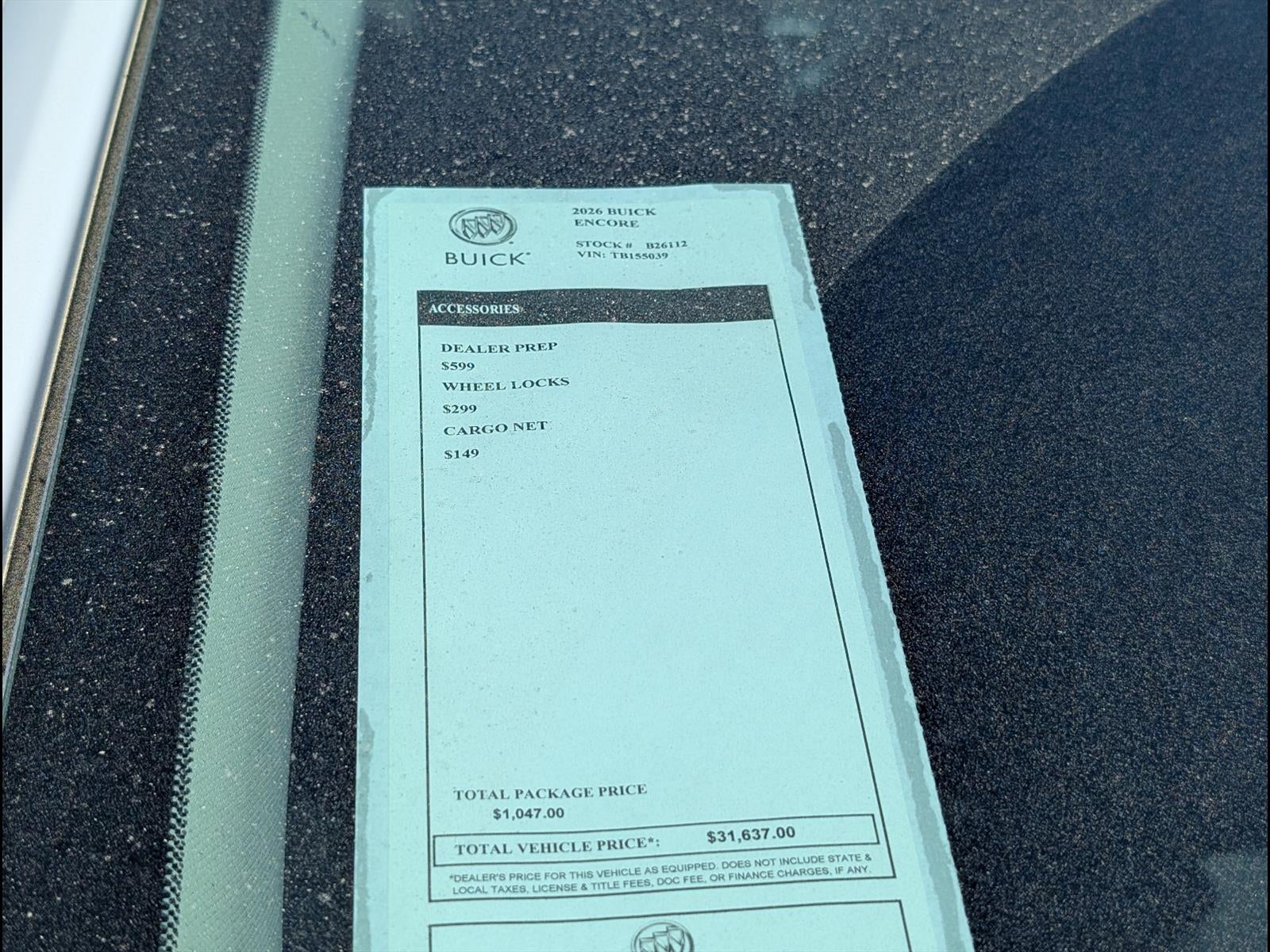 2026 Buick Encore GX Sport Touring