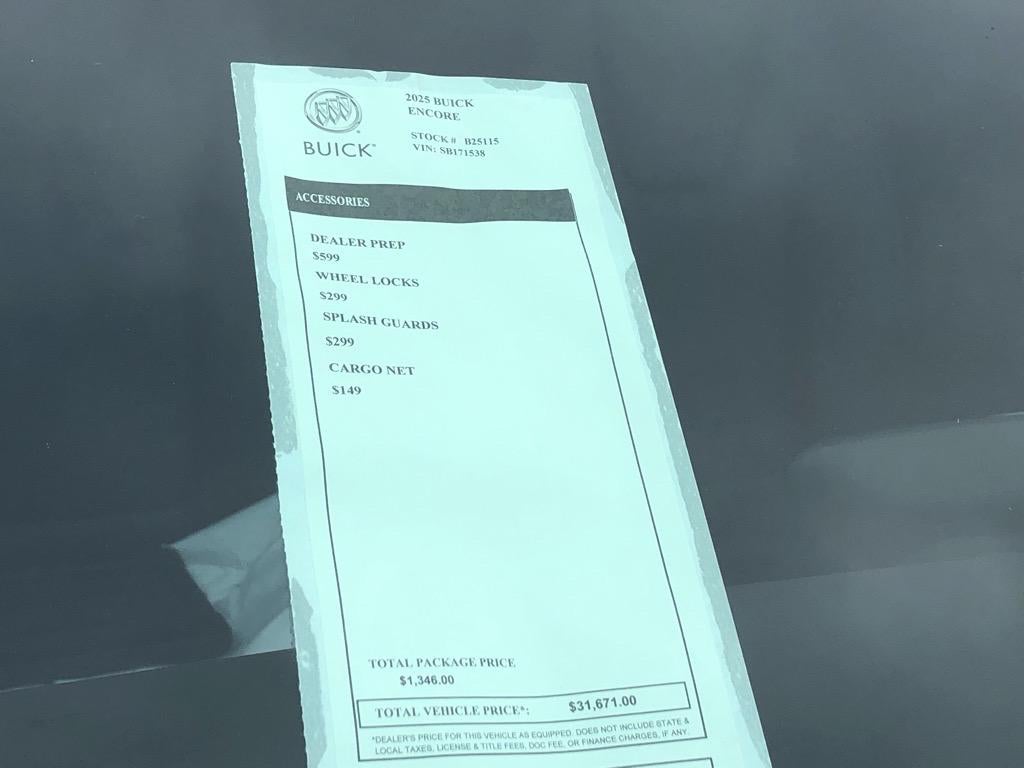 2025 Buick Encore GX Sport Touring