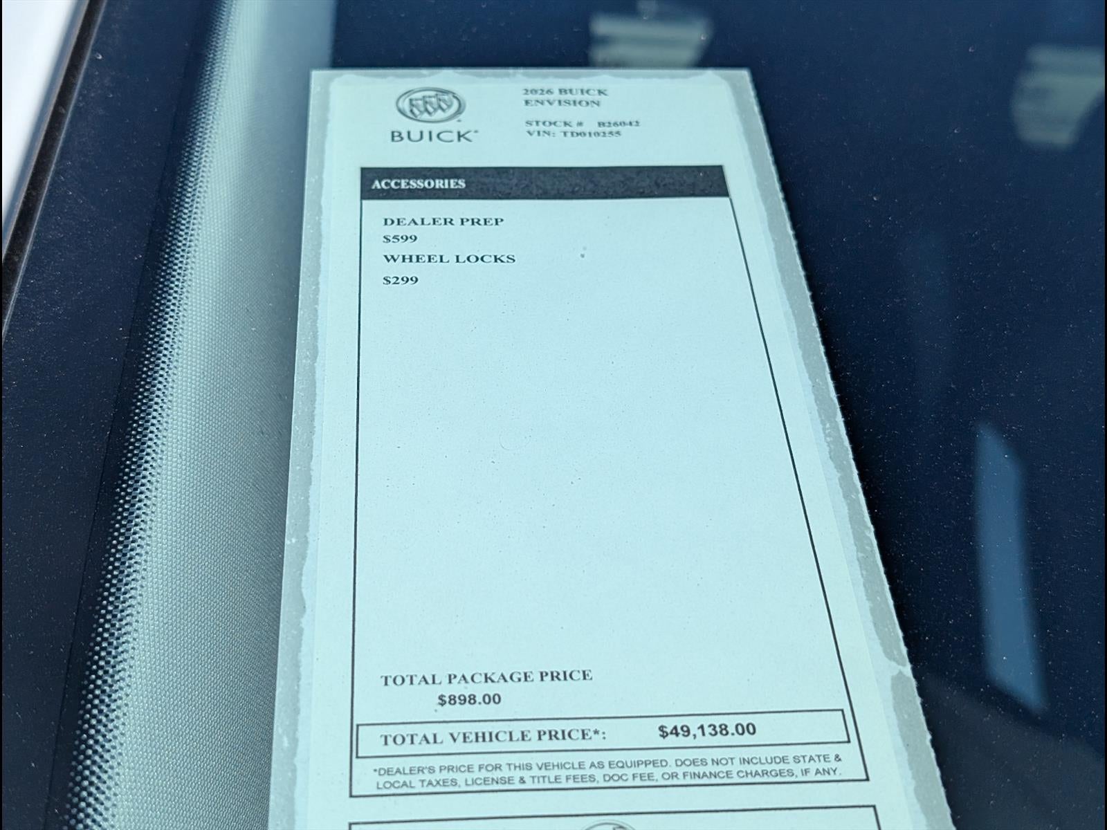 2026 Buick Envision Sport Touring