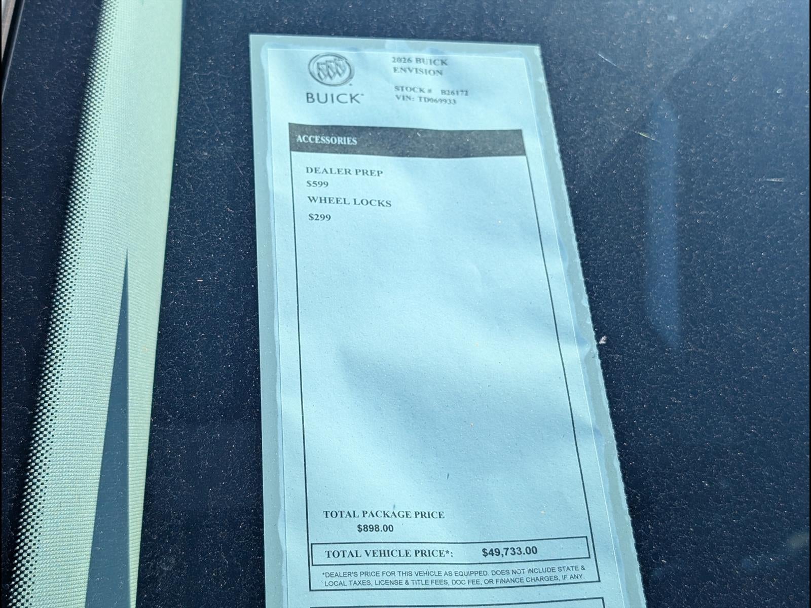 2026 Buick Envision Sport Touring