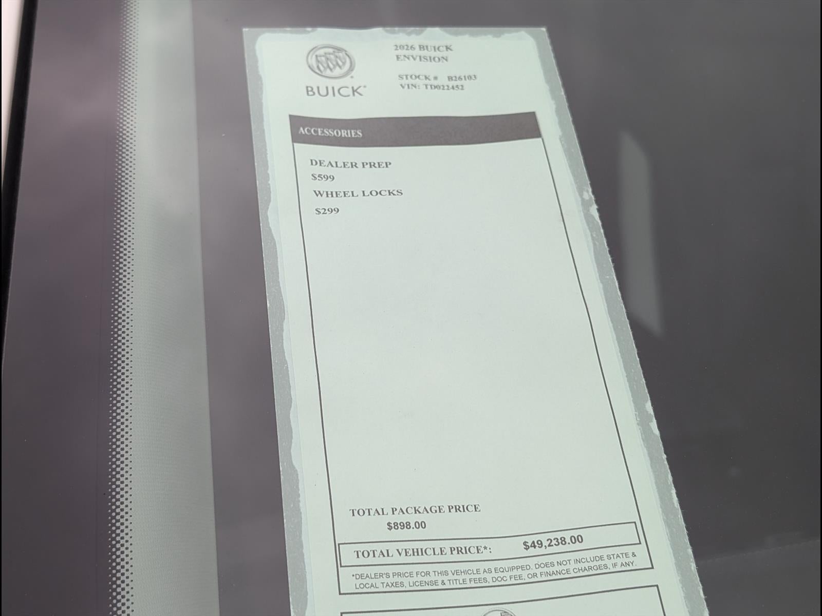 2026 Buick Envision Sport Touring